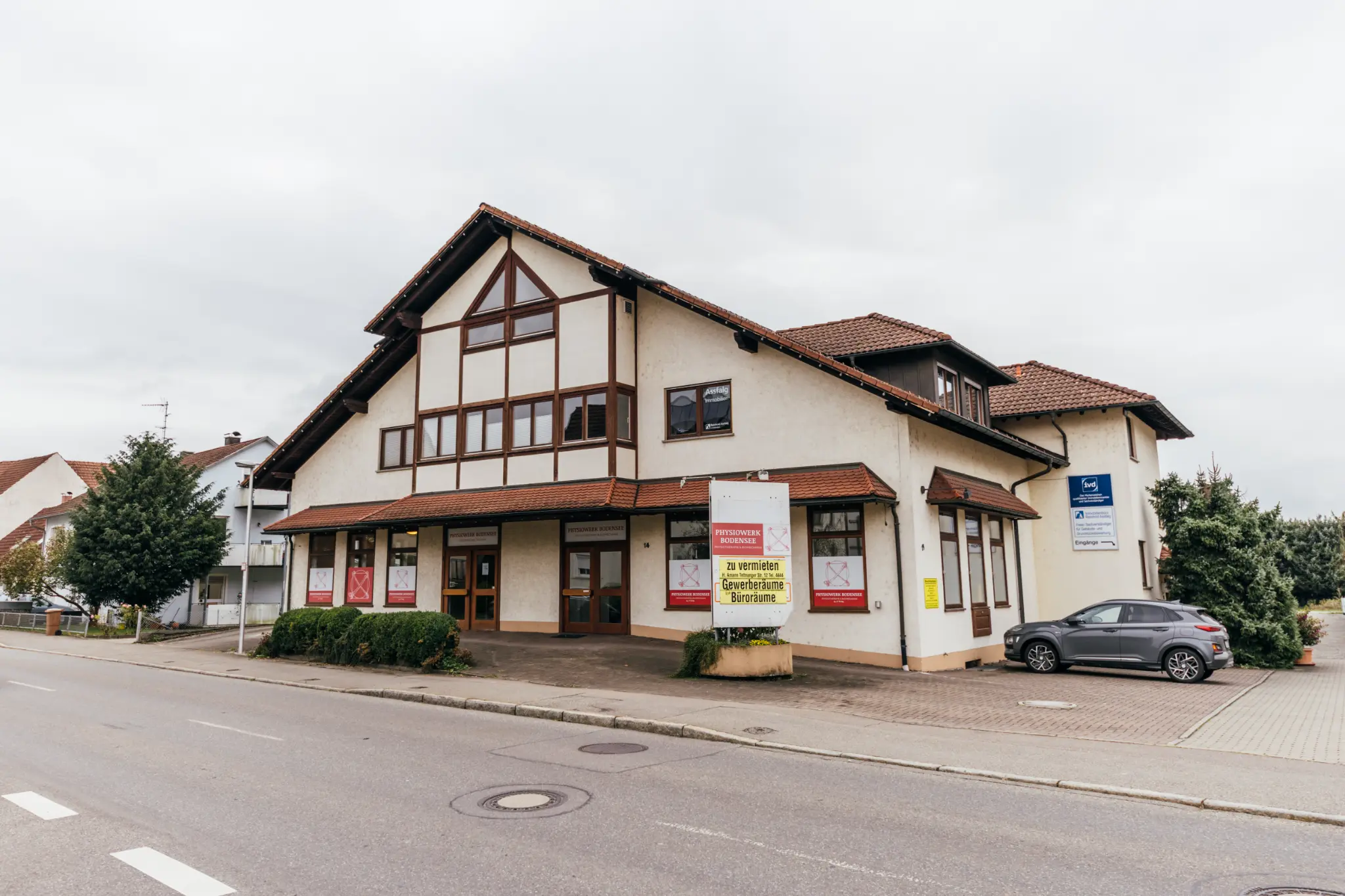 Außenansicht des Gebäudes vom Physiowerk Bodensee